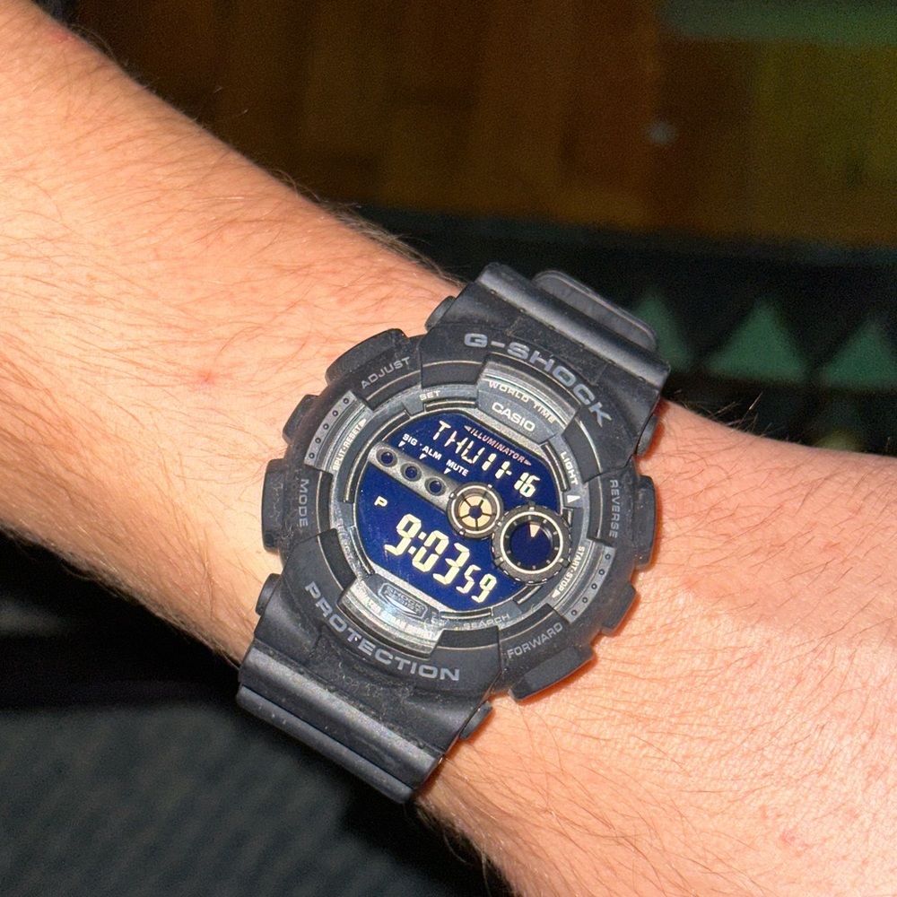 Casio Men's GD100-1BCR G-Shock XL Black Multi-Functional Digital Sport Watch